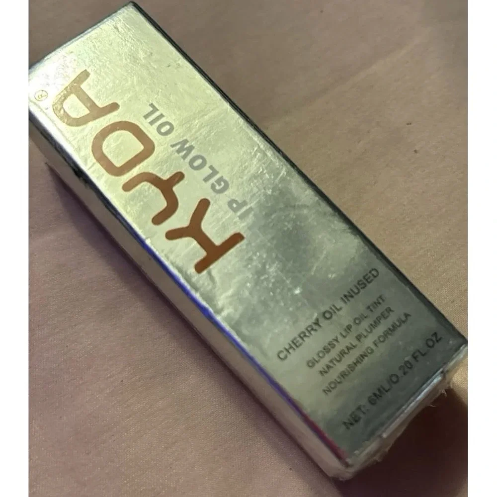 NEW Kyda Cherry Oil Infused Lip‎ Glow Oil, Glossy Lip Oil Tint, Pink (001)